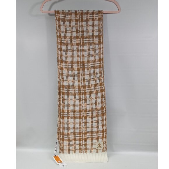 Timberland Accessories - Timberland Plaid Pattern Knit Scarf NWT